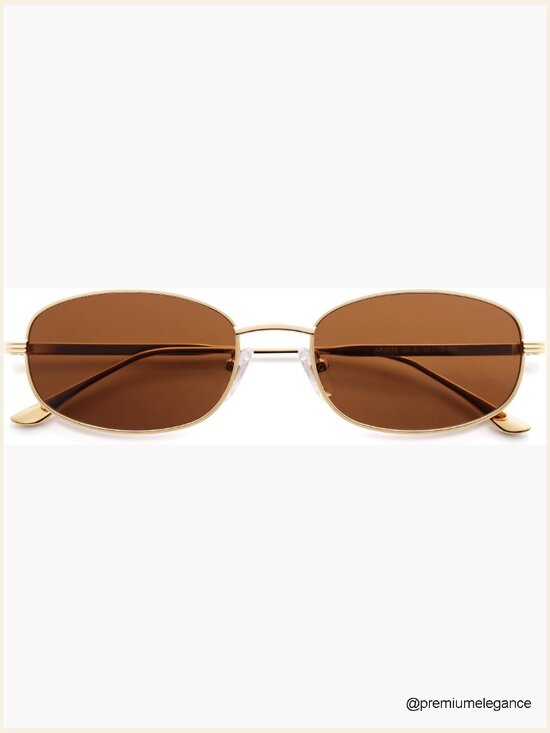 Retro Oval Sunglasses Unisex Vintage 90s Rectangle UV400 Protection main image 6